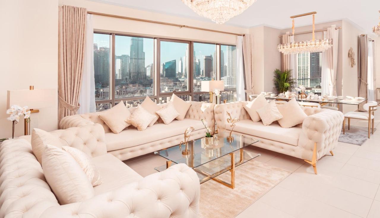 Elite Royal Apartment - Panoramic Full Burj Khalifa, Fountain & Skyline View - Baron Dubai Exterior photo